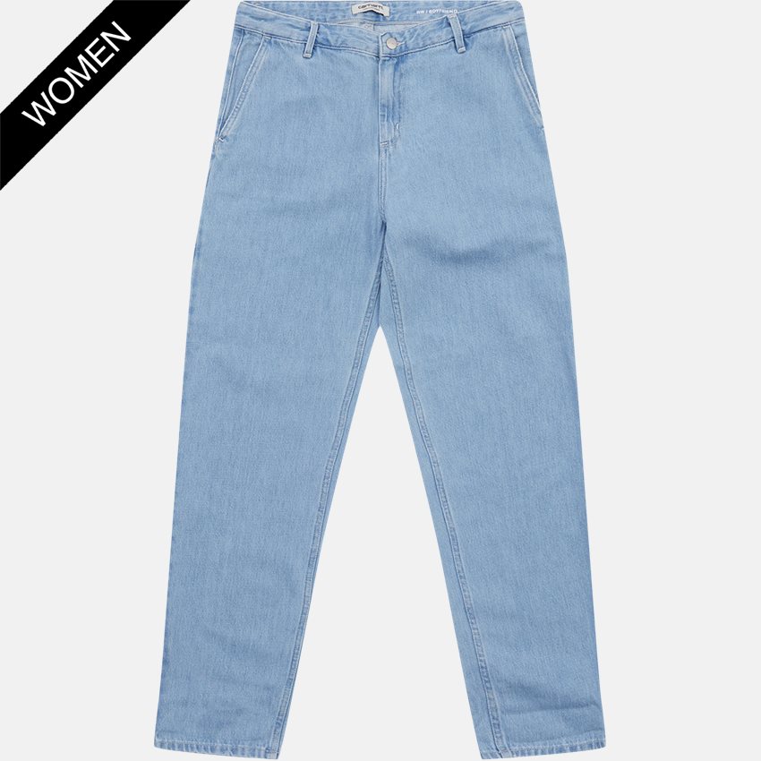 Carhartt WIP Women Jeans W PIERCE PANT I025268.0112. BLUE STONE BLEACHED